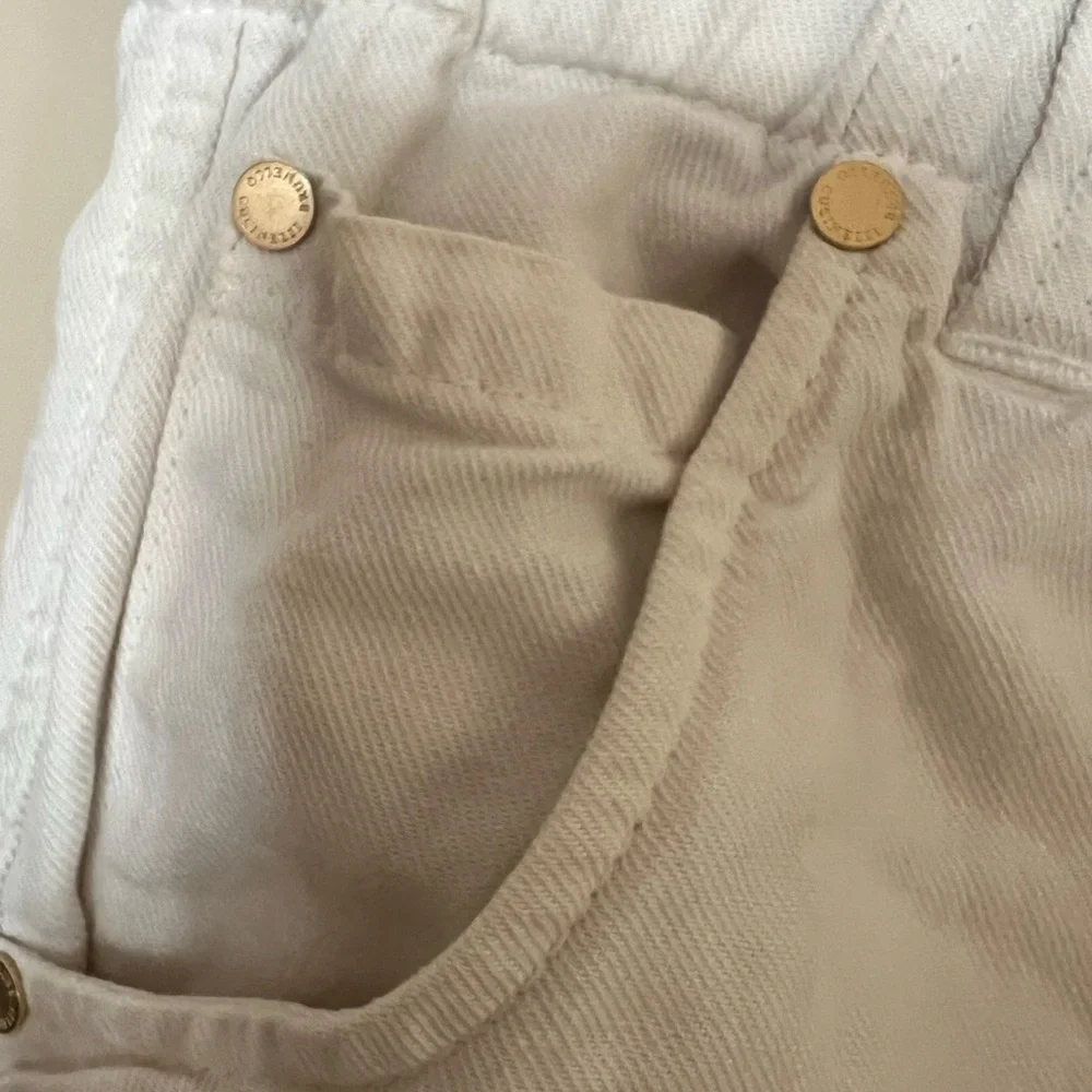 Brunello Cucinelli Cream Wide Leg Pants - Picture 6 of 11